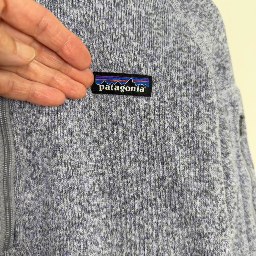 Patagonia Better Sweater Quarter-Zip Fleece Pullover Women's Permafrost Purple - Picture 10 of 12
